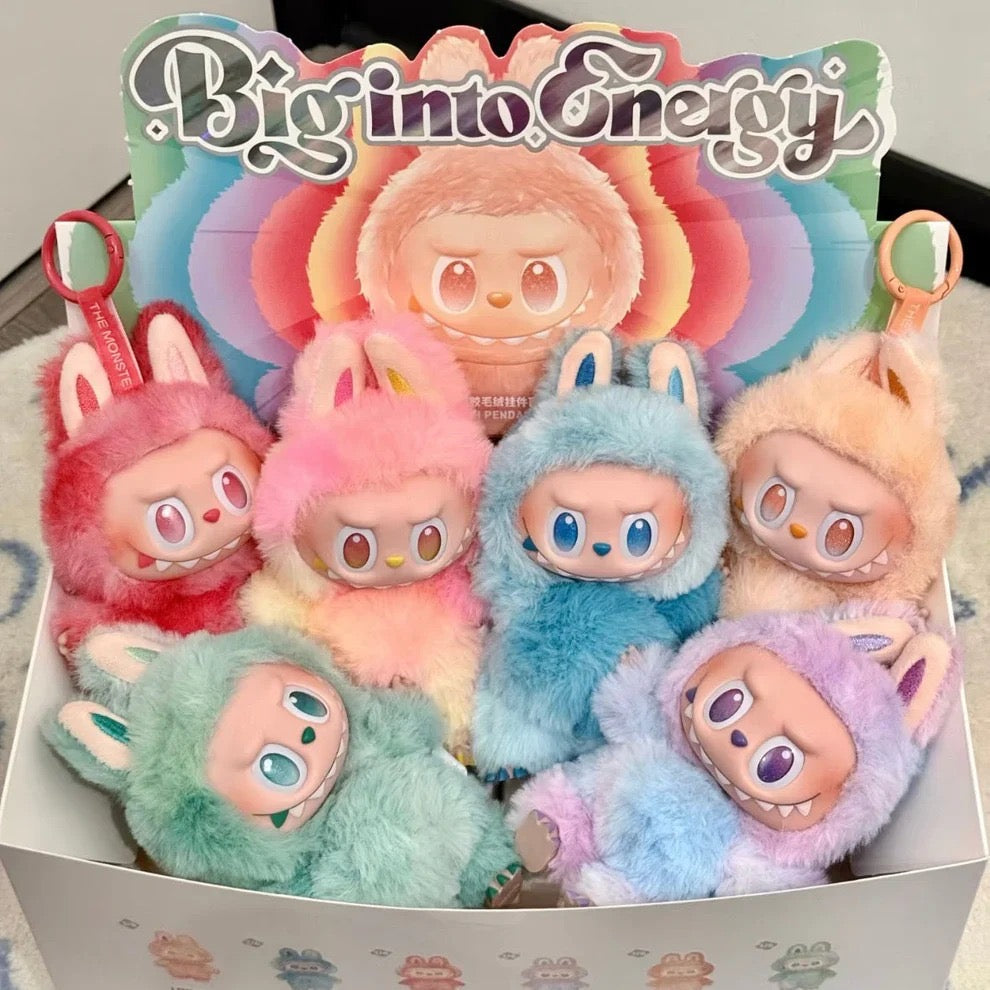 Labubu Big into Energy Monster Keychain Blind Box(Random Character)