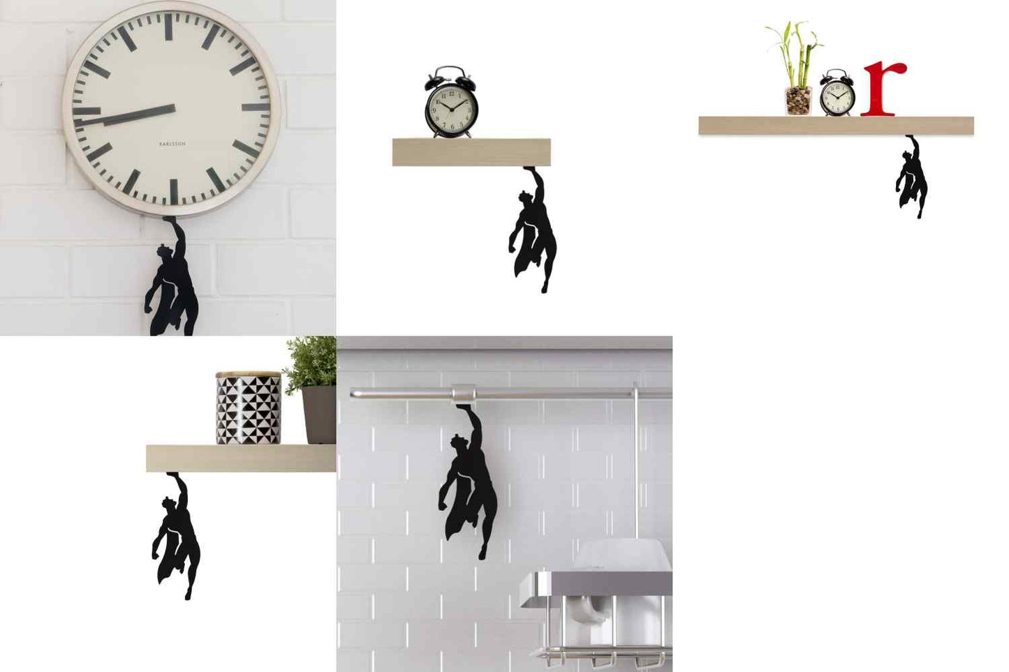 Metal Super Holder Decorative Silhouette